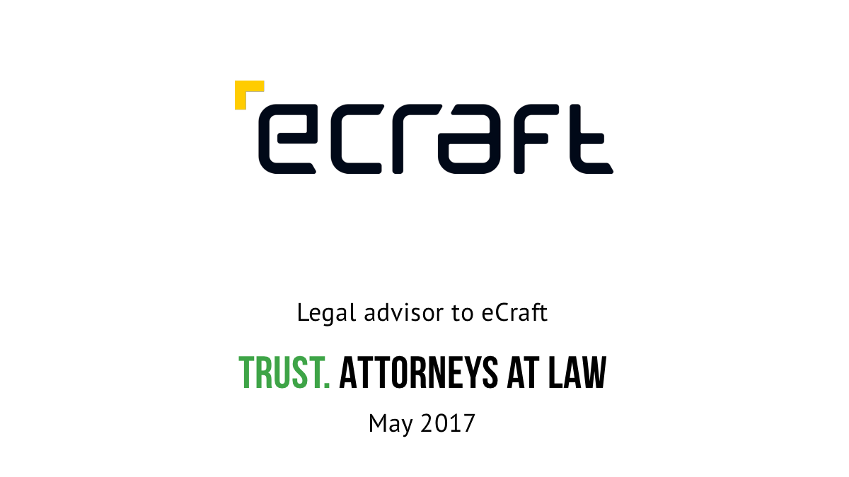 Legal advisor to eCraft 1